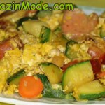 tikvica sa jajima 150x150 Omlet s tikvicama
